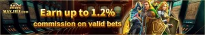 MAXJILI-Earn Up to 1.2% Of Your Friends VALID BETS